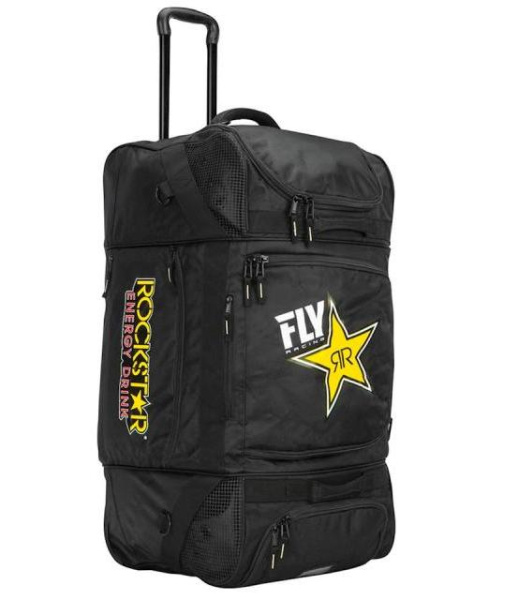 Fly Racing Roller Grande Rockstar сумка на колесах, черно-желтый Fly Racing Roller Grande Rockstar сумка на колесах, черно-желтый