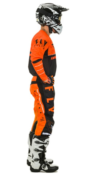 Fly Racing Kinetic K120 2020 комплект подростковый, оранжево-черный Fly Racing Kinetic K120 2020 комплект подростковый, оранжево-черный