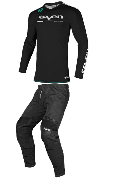 Seven Endure Avid/Rival Rampart Black/Black комплект