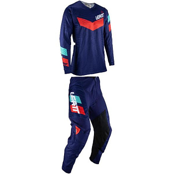Leatt 3.5 Ride Kit 2023 Royal комплект мотоштаны + джерси