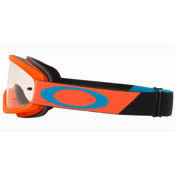 Oakley O-Frame 2.0 PRO Youth MX Tuff Blocks мотоочки детские оранжевый, прозрачная линза (71160400)