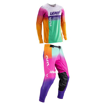 Leatt Moto 5.5 I.K.S / UltraWeld 2026 Pinata Teal комплект