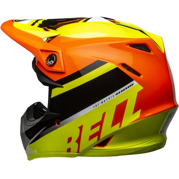 Bell Moto-9 Mips Prophecy Gloss Yellow/Orange/Black шлем кроссовый