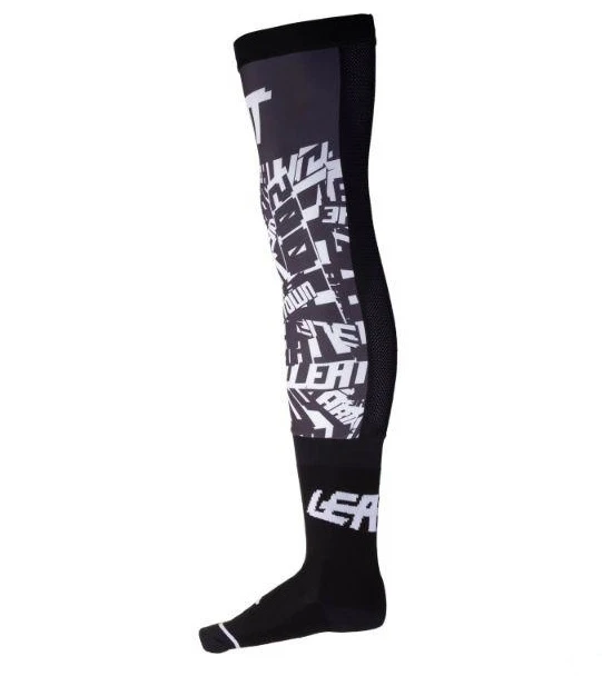 Leatt Knee Brace Socks Black/White чулки под наколенники с носком, черно-белый