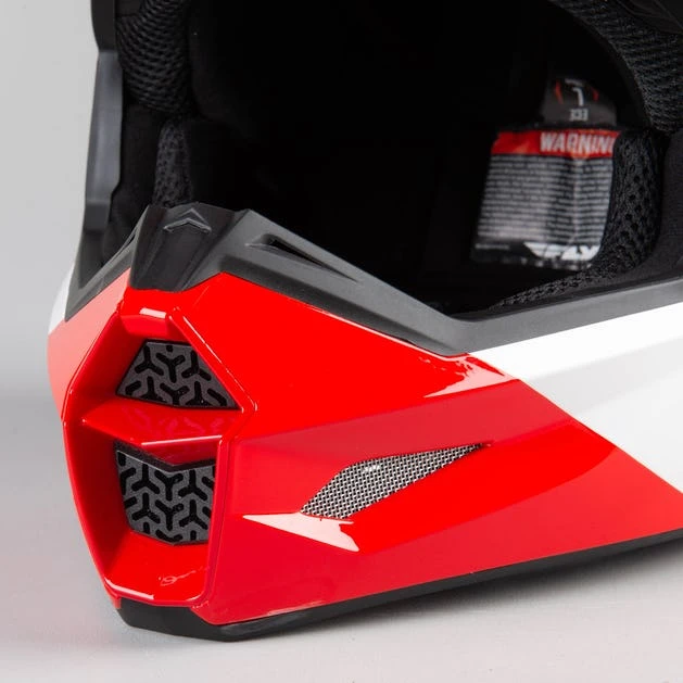 Fly Racing Kinetic K220 2020 шлем кроссовый, красно-черно-белый