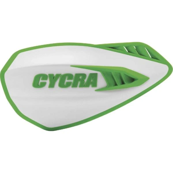 Cycra Cyclone защита рук c крепежом на руль, бело-зеленый