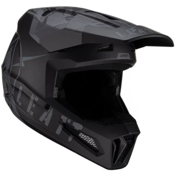 Leatt 2.5 V23 Stealth шлем кроссовый