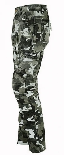 First J04 Cargo Camo мотоджинсы с кевларом, серый камуфляж