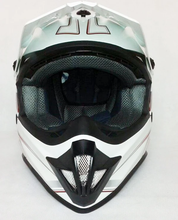 Ataki SC-15 Rift шлем кроссовый детский, бело-красный