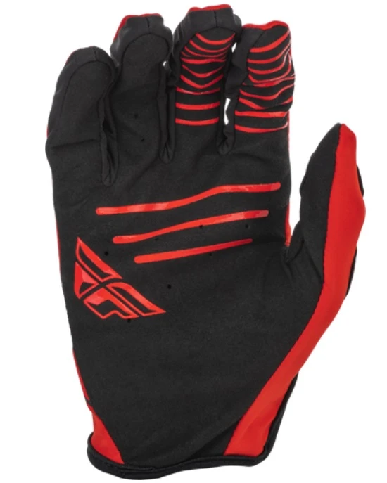Fly Racing Windproof Lite 2022 мотоперчатки, черно-красный