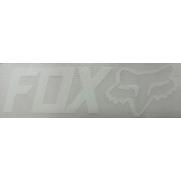 Fox наклейка плоттерная (10x3 см), белый