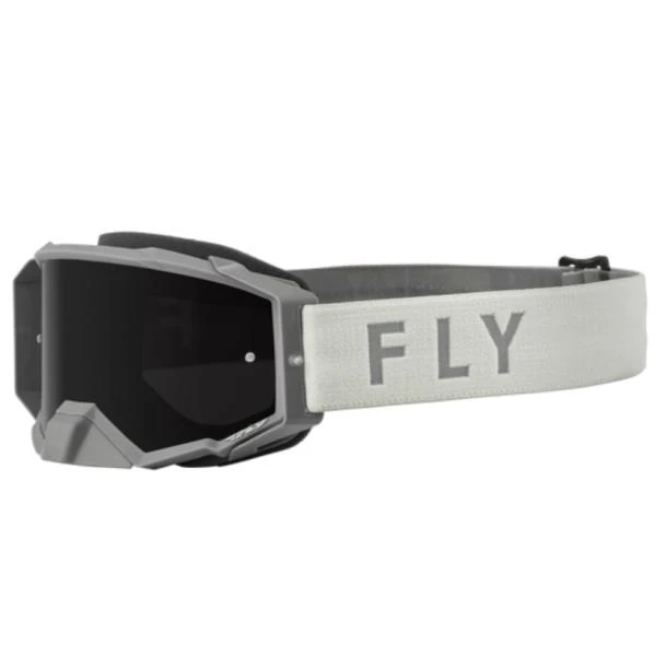 Fly Racing Zone Pro 2022 мотоочки, серый, черная тонированная линза