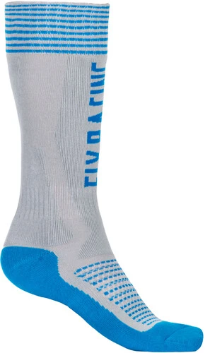 Fly Racing MX Pro Thick мотоноски, серо-синий