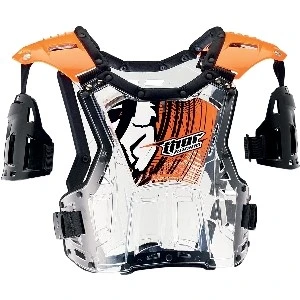 Thor Quadrant панцирь, прозрачный черно-оранжевый