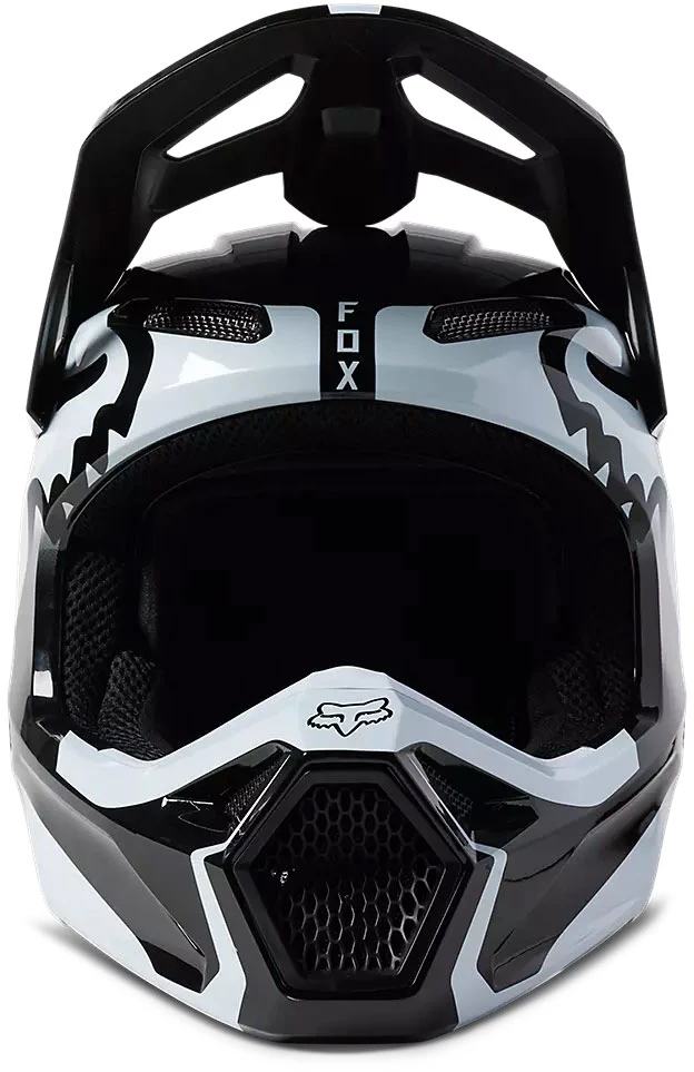Fox Racing V1 Leed Black/White шлем кроссовый