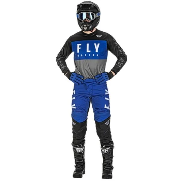 Fly Racing F-16 2022 комплект, сине-серо-черный