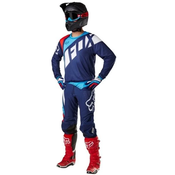 Fox Racing Flexair Seca комплект, темно-синий