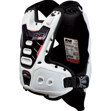 RXR Strongflex панцирь с пневмоамортизацией, бело-черный