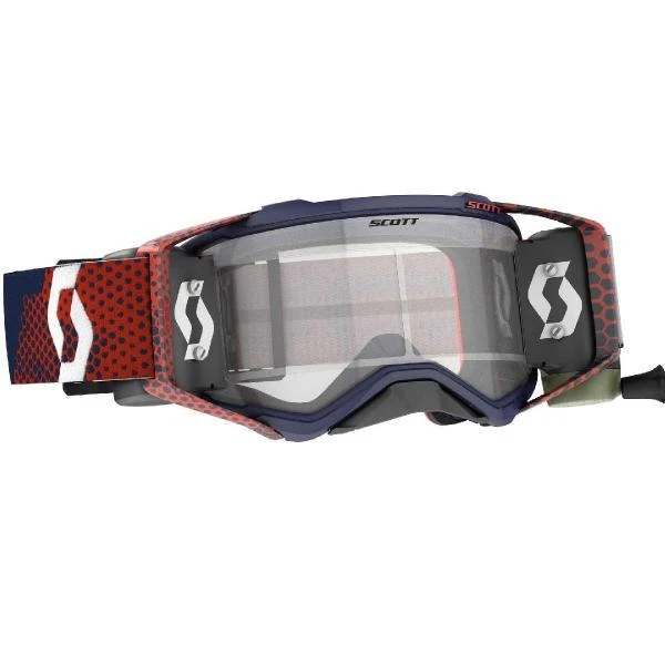 Scott Prospect WFS Red/Blue Сlear Lens мотоочки с перемоткой