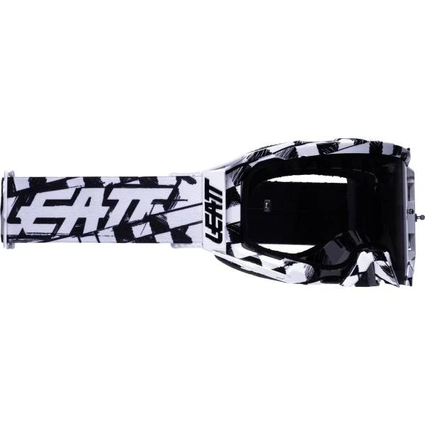 Leatt Velocity 5.5 Checker / Smoke 28% мотоочки, двойная линза