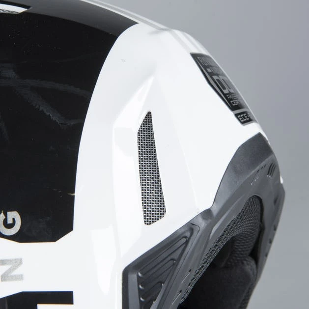 Fly Racing Kinetic K220 2020 шлем кроссовый, бело-серо-черный