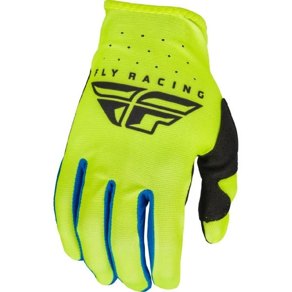 Fly Racing Lite Hi-Vis Yellow/Black мотоперчатки