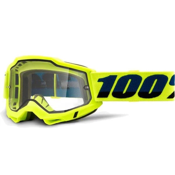 100% Accuri 2 Enduro Fluo Yellow / Clear Dual Lens мотоочки