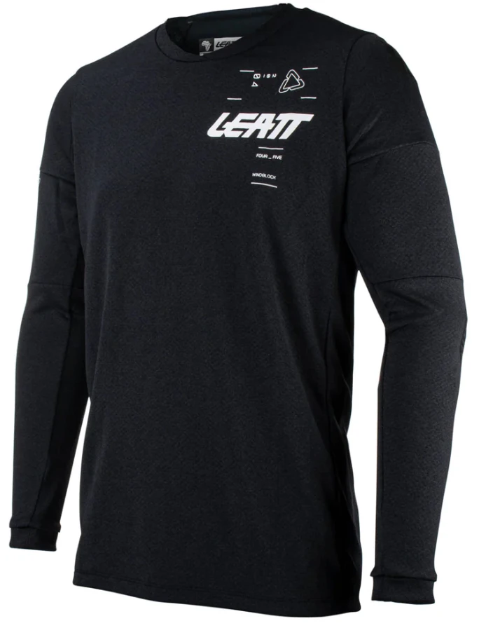 Leatt Moto 4.5 WindBlock 2024 Black джерси, черный