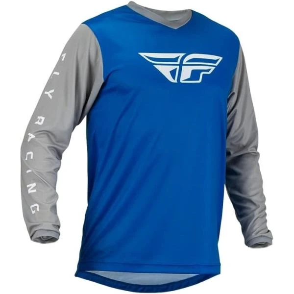 Fly Racing F-16 2023 Blue/Grey джерси, сине-серый