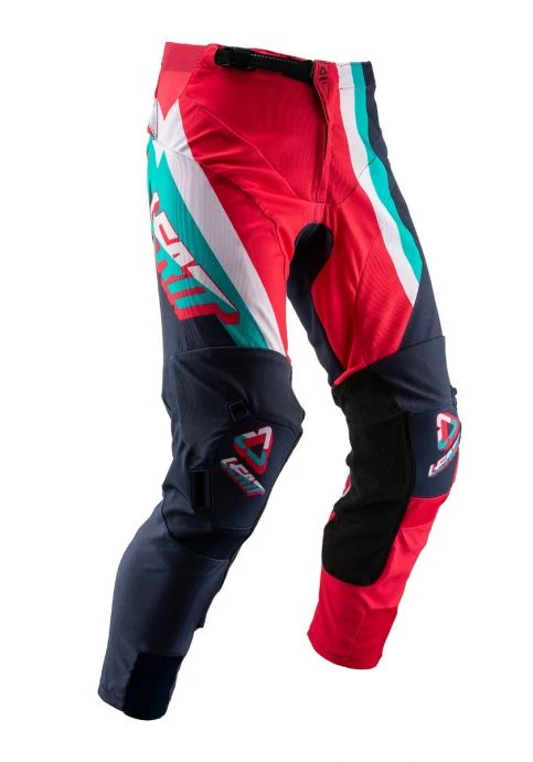 Leatt GPX 5.5 I.K.S 2019 мотоштаны, красно-синий