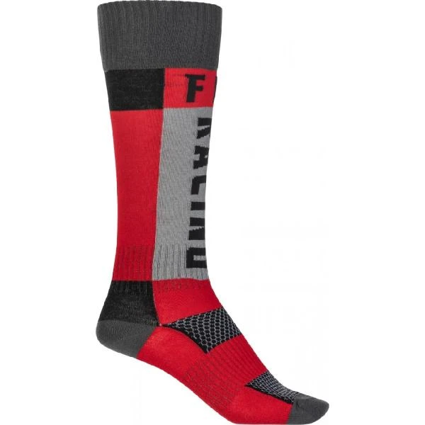 Fly Racing MX Youth Thin мотоноски подростковые, красно-серый