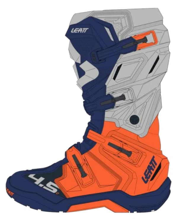 Leatt 4.5 Enduro 2022 Orange мотоботы