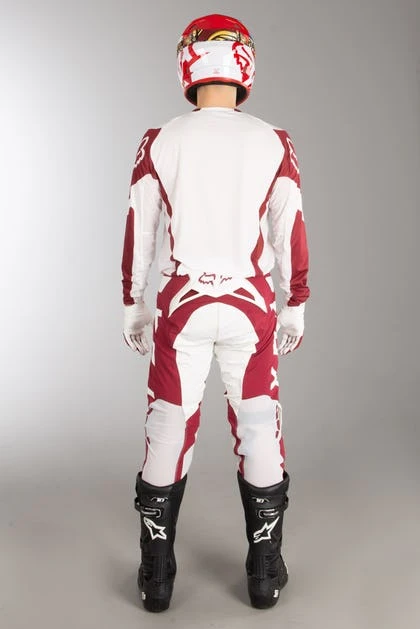 Fox Racing Flexair Preest комплект, темно-красно-белый