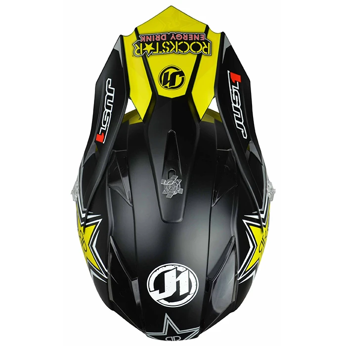 Just1 J32 Pro Rockstar 2.0 шлем кроссовый, черно-желтый