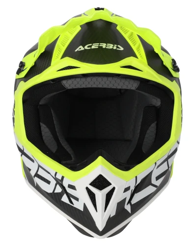 Acerbis Steel Carbon 22-06 Black/Fluo шлем внедорожный, черный