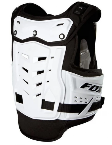 Fox Raptor Proframe LC Youth панцирь без плеч подростковый, белый