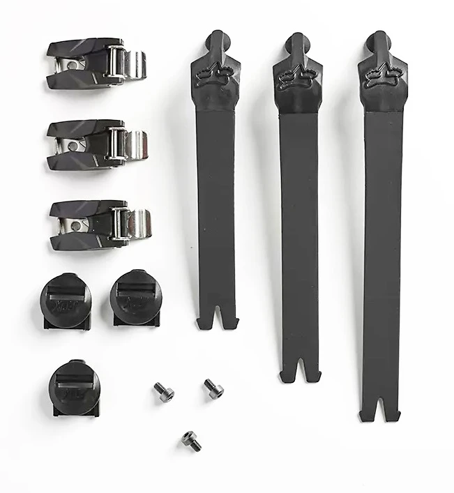 Fox Comp 2019 Strap Kit/Buckle/Pass стрепы к мотоботам с застежками, черный (3 шт.)