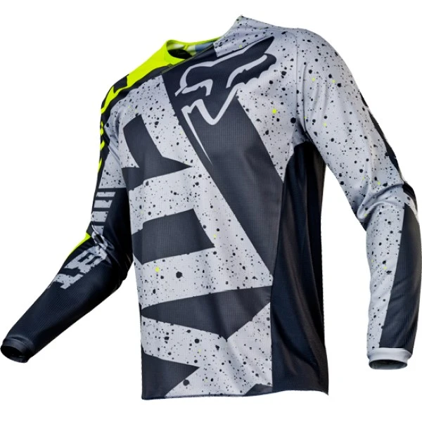 Fox Racing 180 Nirv джерси, серо-желтый