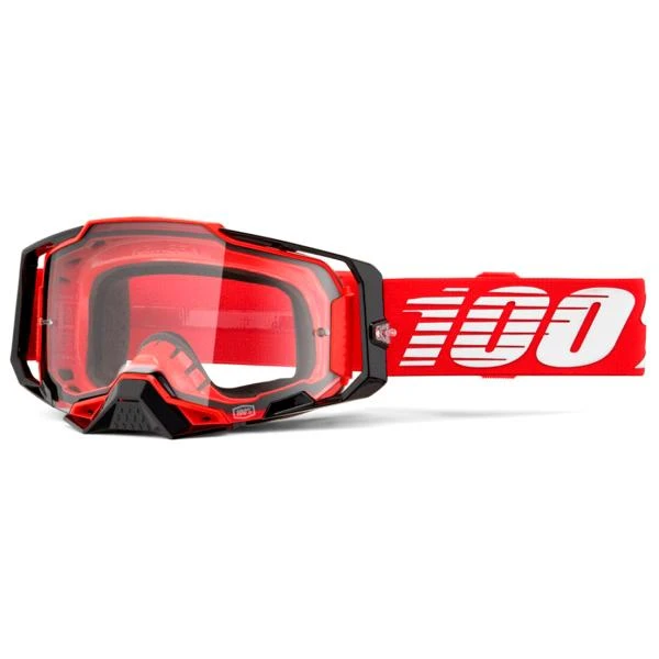 100% Armega Red / Clear Lens мотоочки