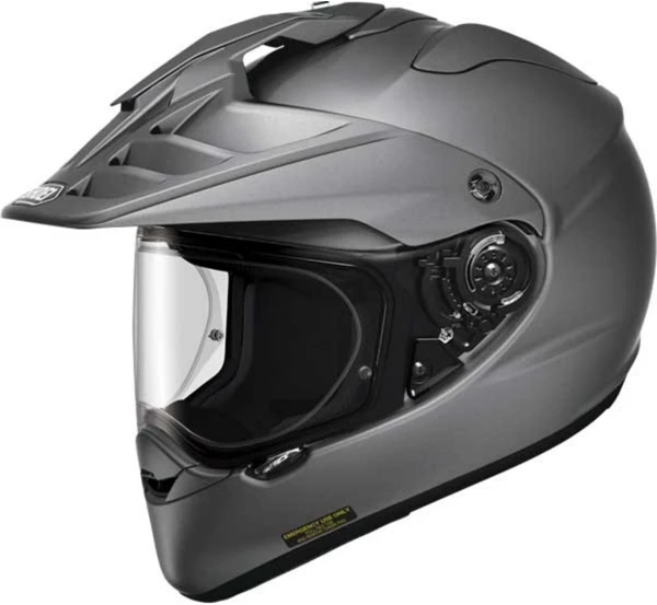Shoei Hornet ADV MATT DEEP GREY PinLock шлем эндуро, серый матовый
