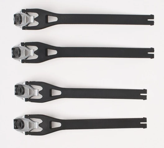 Fox Comp 5/5Y/3Y Strap Kit стрепы к мотоботам, черный (4 шт.)