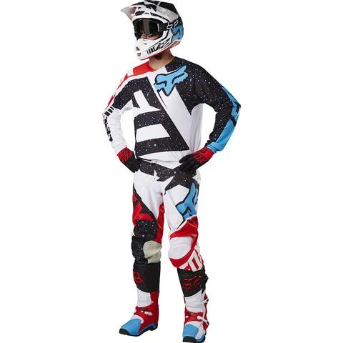 Fox Racing 180 Nirv комплект, бело-черно-красный