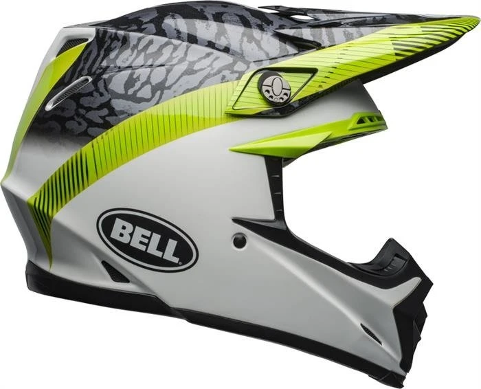 Bell Moto-9 Mips Chief шлем кроссовый, салатово-серый
