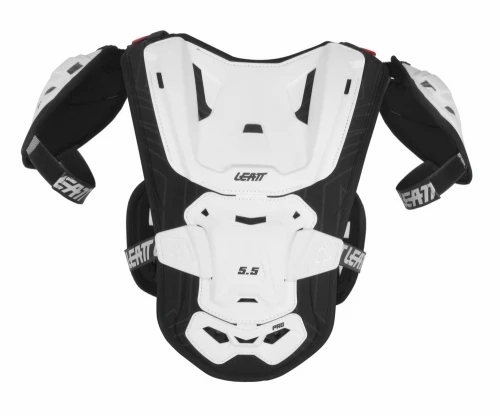 Leatt 5.5 PRO Junior панцирь с плечами подростковый, белый