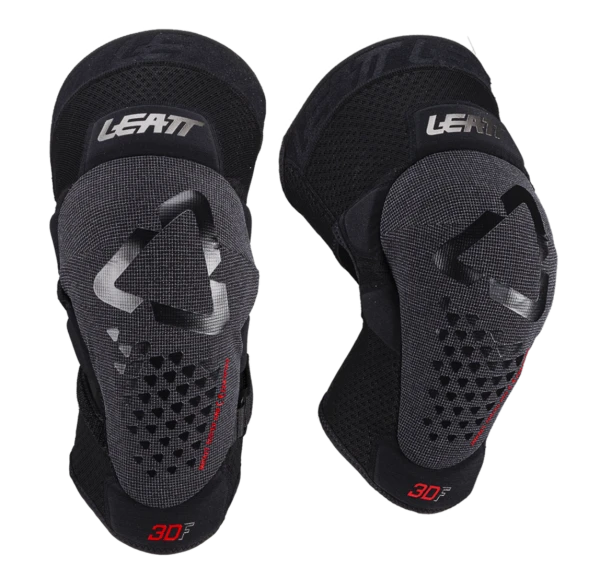Leatt 3DF 5.0 Evo Black наколенники короткие, черный