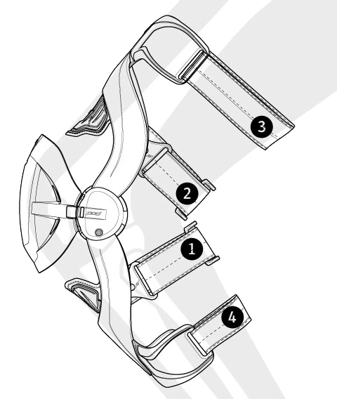 Pod MX K8 Knee Brace наколенники, черный