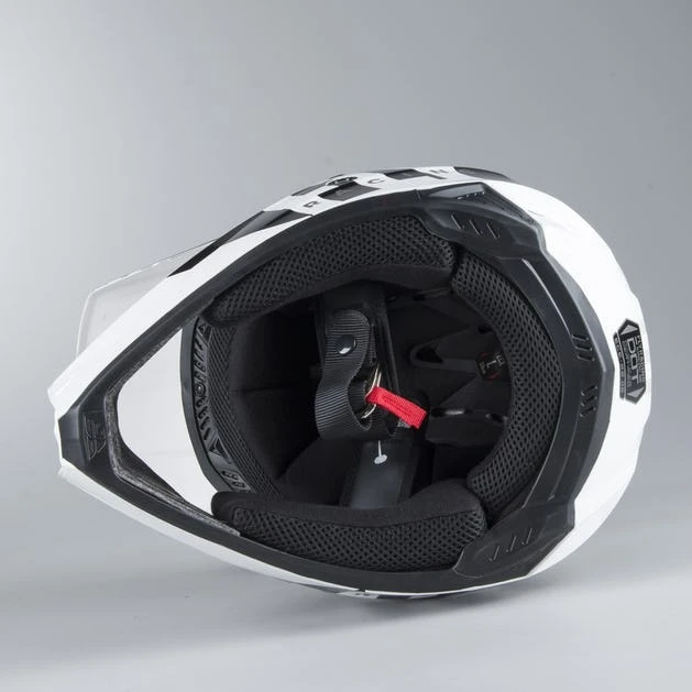 Fly Racing Kinetic K220 2020 шлем кроссовый, бело-серо-черный