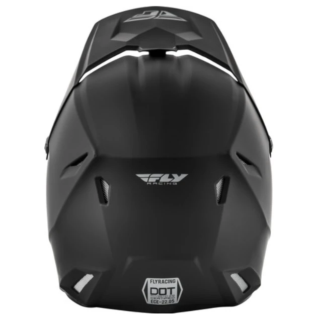 Fly Racing Kinetic Solid шлем кроссовый, черный матовый