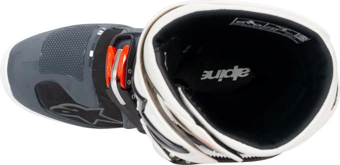 Alpinestars Tech 7 мотоботы кроссовые, бело-красно-черный