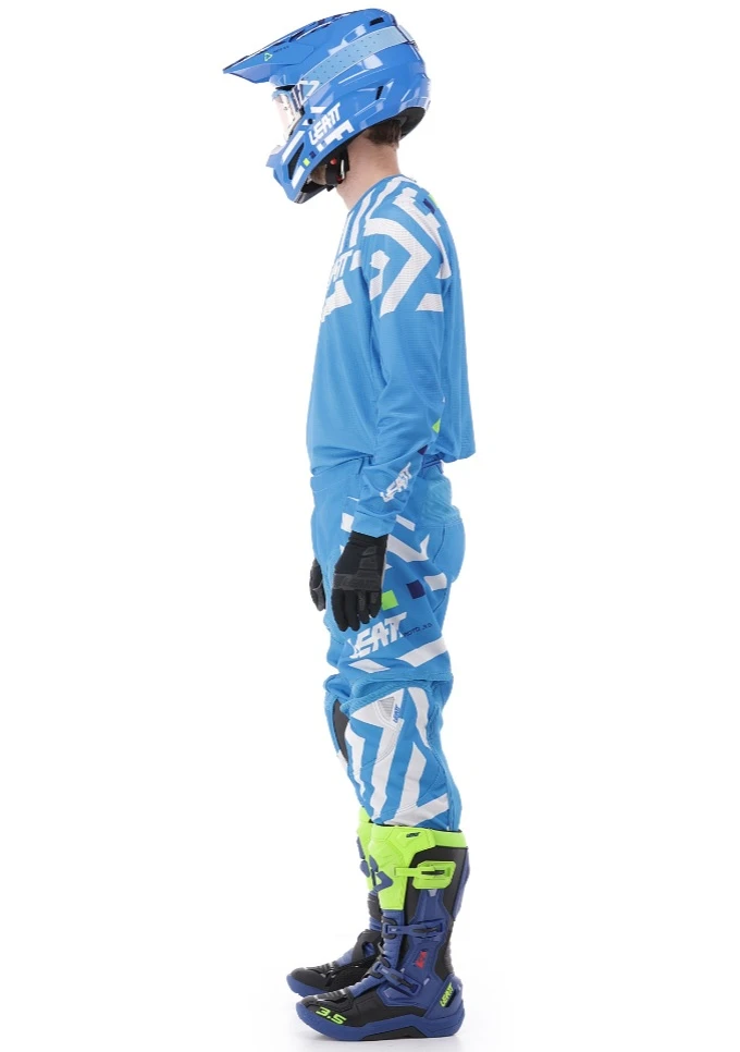 Leatt 3.5 Ride Kit 2024 Cyan комплект мотоштаны + джерси